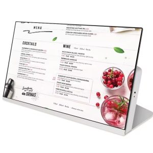 Afficheur publicitaire pour comptoir
